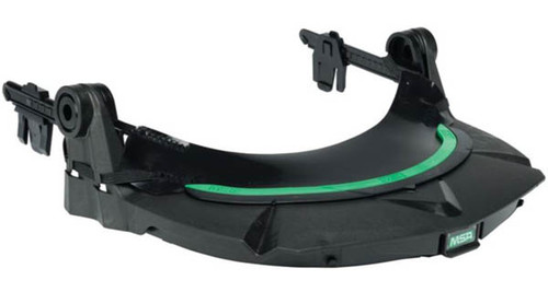 MSA V-Gard Full Brim Style Face Shield Adapter side MSA V-Gard Full Brim Style Face Shield Adapter side