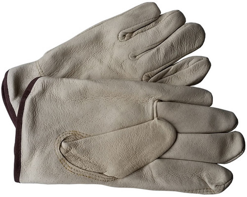 Premium Pigskin Driver Leather Gloves w/ Fleece Lining Pic 1