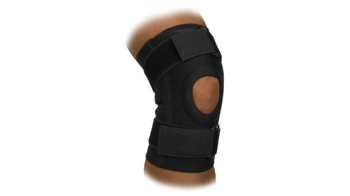 Ambidextrous Knee Sleeve with Open Patella and Straps (EACH) (BKS500) Pic1