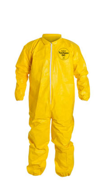 Tyvek QC Coveralls, Serged Seams, with Elastic Wrists and Ankles (12 per case) ~ Size Medium