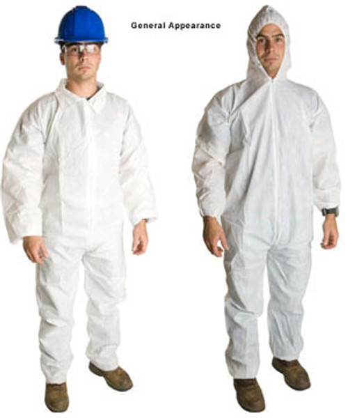 Promax SMS Coveralls w/ Hood, Boots, & Elastic Wrists   pic 2