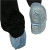 Polypropylene Shoe Covers, Blue Bottom View