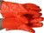 Orange PVC Gloves 12 inch w/ Foam Lining Pic 1