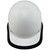 Skullgard Cap Style With Ratchet Suspension White with Edge Front