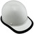 Skullgard Cap Style With Ratchet Suspension White with Edge Oblique right