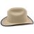 Outlaw Cowboy Hardhat with Ratchet Suspension Tan Color
with Optional Edge Right Side View