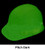 Glo-Mega Omega II Cap Style Safety Helmet ~ Pitch Dark