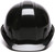 Pyramex 4 Point Cap Style Hard Hats with RATCHET Suspension Black - Front View