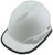 Pyramex Ridgeline 4PT Cap Style Hard Hats White - Edge Oblique Left