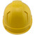 Pyramex Ridgeline Cap Style Hard Hats Yellow - Back