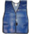PVC Coated Plain Safety Vest Dark Blue pic 2