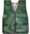 PVC Coated Plain Safety Vest Dark Green pic 4