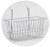 Wire Basket 12 inch x 6 inch x 6 inch, white