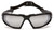 Pyramex Highlander Safety Glasses ~ Black Frame - Silver Mirror Anti-Fog Lens