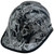 Tattoo Silver Hydro Dipped Hard Hats Cap Style Oblique with edge