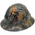 Wildfire Camo Hydro Dipped Full Brim Hard Hat - Oblique Left