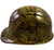 Oilfield Camo Yellow Hydro Dipped Hard Hats Cap Style