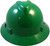 MSA V-Gard Full Brim Hard Hats with Staz-On Suspensions Green