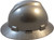 MSA V-Gard Full Brim Hard Hats with One-Touch Suspensions ~ Silver