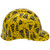 Don't Tread on Me Yellow Hydro Dipped Cap Style Hard Hat Right