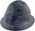 Blue Denim Hydro Dipped Hard Hats Full Brim Style ~ Oblique View
