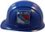 New York Rangers Hard Hats ~ Pin-Lock Suspension Left SIde