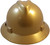 MSA V-Gard Full Brim Hard Hats with Staz-On Suspensions Gold