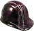 Muddy Girl Purple Hydro Dipped Hard Hats Cap Style