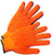 Polyester Orange Honeycomb Grip Gloves Pic 1