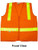 Orange SURVEYOR Safety Vests CLASS 2 with Lime Stripes  pic 4