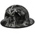 Bad Bones Hydro Dipped Hard Hats Full Brim Style ~ Edge Left