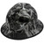 Bad Bones Hydro Dipped Hard Hats Full Brim Style ~ Edge Oblique Left