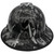 Bad Bones Hydro Dipped Hard Hats Full Brim Style ~ Edge Back