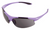 ERB Ella Safety Glasses with Purple Frame and Smoke Lens