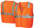 Pyramex Class 2 Hi-Vis Mesh Lime Safety Vests w/ Silver Stripes