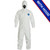 DuPont TYVEK Nonwoven Fiber Coveralls With Hood, Elastic Wrists and Ankles