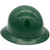 MSA Green Skullgard Full Brim Hard Hat with STAZ ON Suspension - Oblique Right