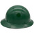 MSA Green Skullgard Full Brim Hard Hat with STAZ ON Suspension - Right