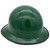 MSA Green Skullgard Full Brim Hard Hat with STAZ ON Suspension - Edge Oblique Right