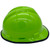 MSA V-Gard Cap Style Hard Hats with Swing Suspensions HiViz Lime - Edge Right