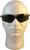Jackson Nemesis SILVER Frame Safety Glasses with Fog Free Smoke ~ Front View
