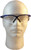 Jackson Nemesis Metallic Blue Frame Safety Glasses with Fog Free Clear Lens ~ Front View