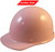 MSA Skullgard  (LARGE SHELL) Cap Style Hard Hats with Ratchet Suspension - Light Pink 
 - Oblique View