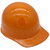 Skullgard Cap Style With Swing Suspension Orange - Oblique Right