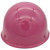 MSA Skullgard (LARGE SHELL) Cap Style Hard Hats with STAZ ON Suspension - Hot Pink - Back