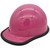 MSA Skullgard (LARGE SHELL) Cap Style Hard Hats with STAZ ON Suspension - Hot Pink - Edge Oblique Left