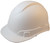 Oblique View Pyramex Ridgeline Cap Style Hard Hat with White Graphite Pattern 