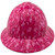 Cancer Awareness Pink Full Brim Hydro Dipped Hard Hats - Back