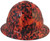 Dante's Inferno Hydro Dipped Hard Hats Full Brim Style - Front View