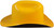 Outlaw Cowboy Hardhat with Ratchet Suspension Yellow - Right Side View